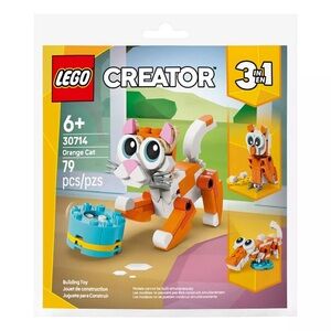 LEGO Creator 3 in 1 Orange Cat 30714 Bag New